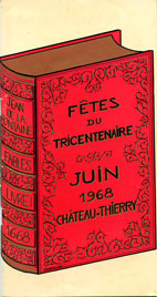1968 F&ecirc;tes du tricentenaire (1668 : publication des fables, livres 1 &agrave; 6 actuels