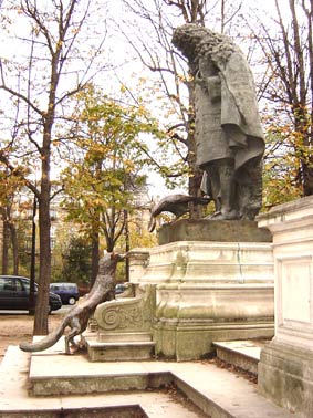 statue actuelle au Ranelagh