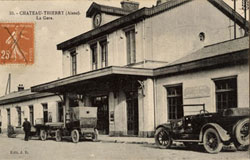 La gare de Château-Thierry en 1927