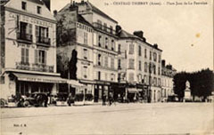 La place Jean de La Fontaine en 1927
