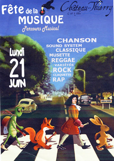 affiche Ch&acirc;teau-Thierry f&ecirc;te de la musique