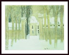 Loupeigne sous la neige