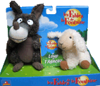 peluche loup agneau