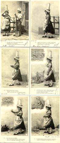 10 cartes postales, dbut XXme