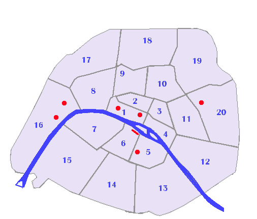 Paris par arrondissements
