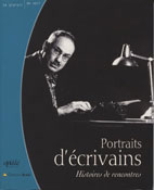 livre portraits d'écrivains
