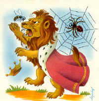 Le Lion et le Moucheron