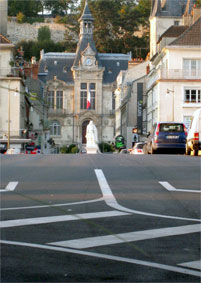Au centre de la ville